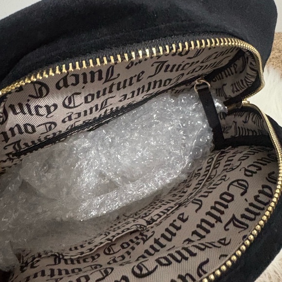 NWT Juicy Couture Black Backpack with Rhinestone Logo - Picture 4 of 4